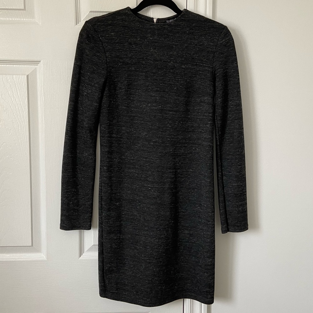 TOPSHOP marled grey dress - Picture 2 of 8